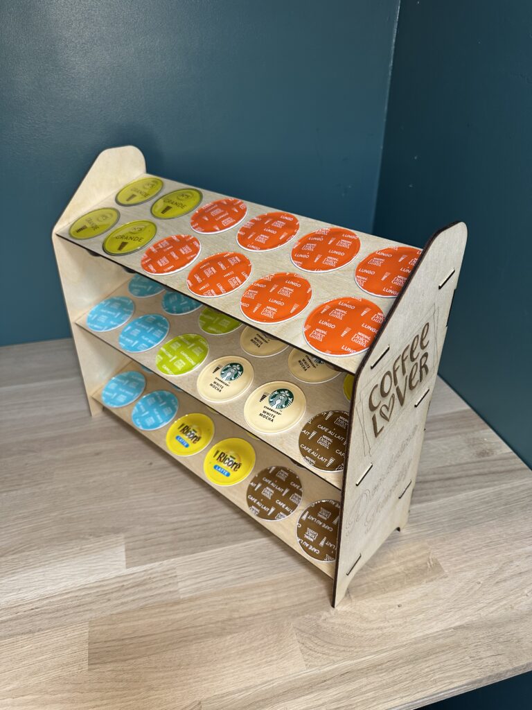 Support dosettes à café personnalisable